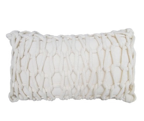 Capa de Almofada Ponto Crochê Terracota — imagem oficial Santa Luzia