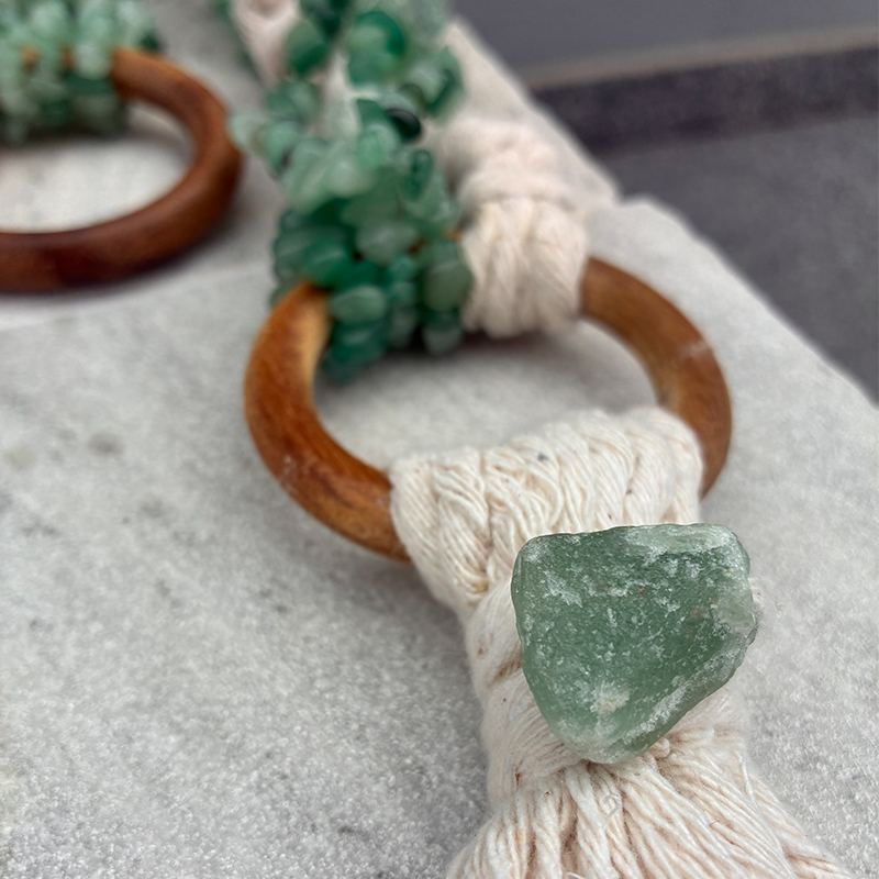 Colar Artesanal Seiva em Quartzo Verde